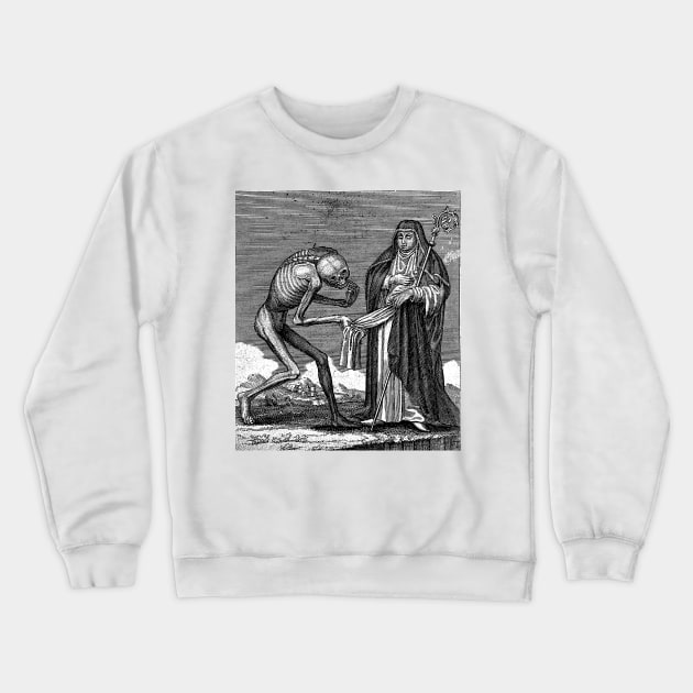 Abbess, Dance of Death - Jacques-Antony Chovin Crewneck Sweatshirt by themasters